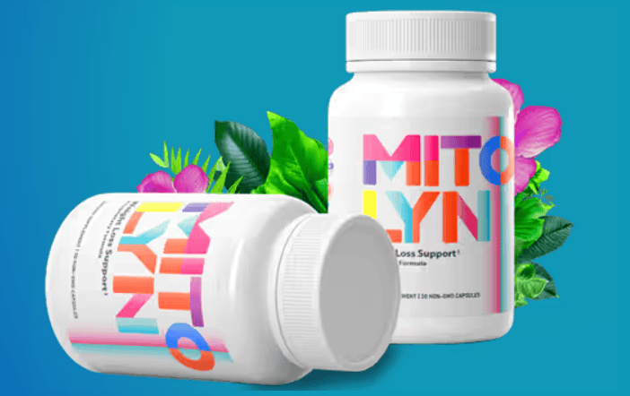 Image of Mitolyn weight loss supplement bottles, official packaging used in Mitolyn review, showing natural formula that supports metabolism and fat burning